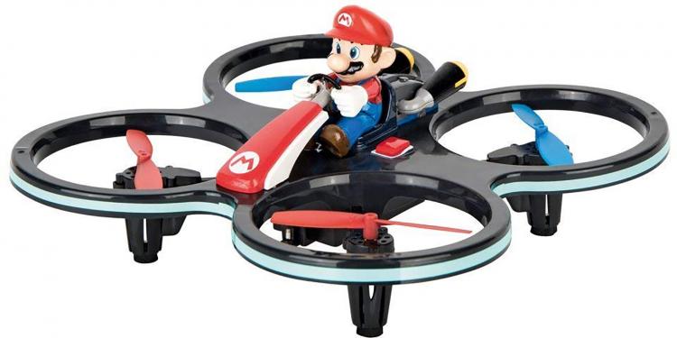 CARRERA FERNGELENKTER HELIKOPTER SUPER MARIO MINI MARIO-COPTER NINTENDO