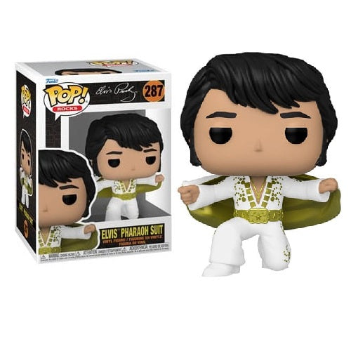 Funko Pop! Rocks - (287) Elvis Presley Pharaoh Suit Vinyl Figur 9cm King of Rock