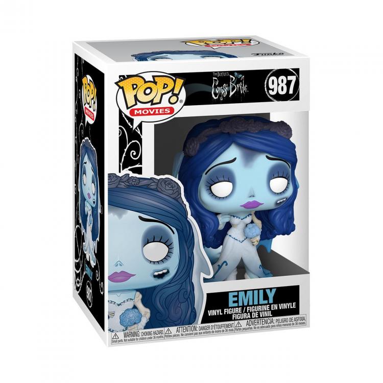 Funko Pop ! Movies Corpse Bride - (987) Emily Sposa Cadavere Figure Skull 9Cm