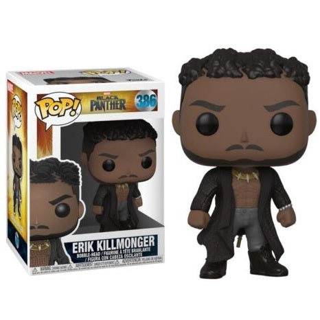 Funko Pop! Marvel Black Panther – Erik Killmonger (386) Vinyl-Actionfigur