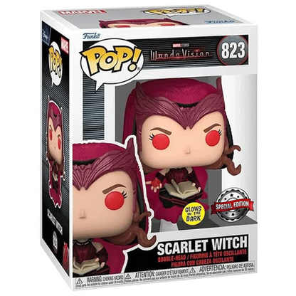 Funko Pop Wanda Vision - Scarlet Witch (823) G.I.T.D. Special Edition Figur Pop