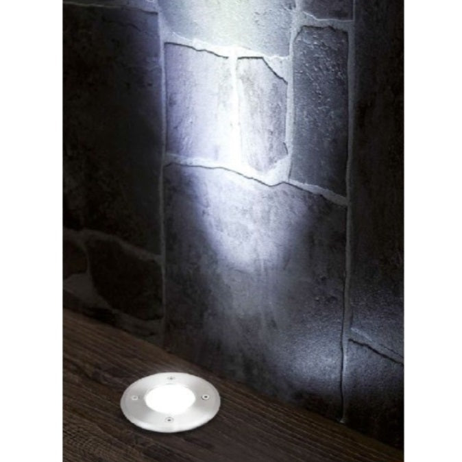 Faretto Tondo Calpestabile Incasso Luce Segnapasso Esterno Giardino Lampada Gu10