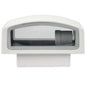 Outdoor Ceiling/Wall Light Double E27 Steel Glass LED Lamp White