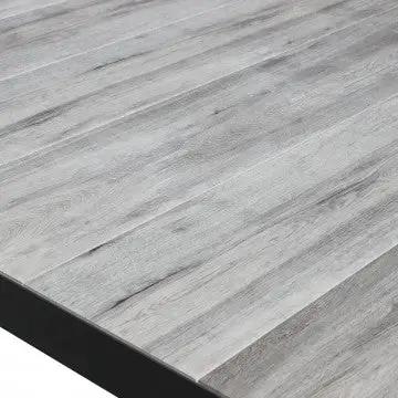 Tisch Mackay 200 x 100 – Aluminiumgestell, Keramikplatte in Holzoptik