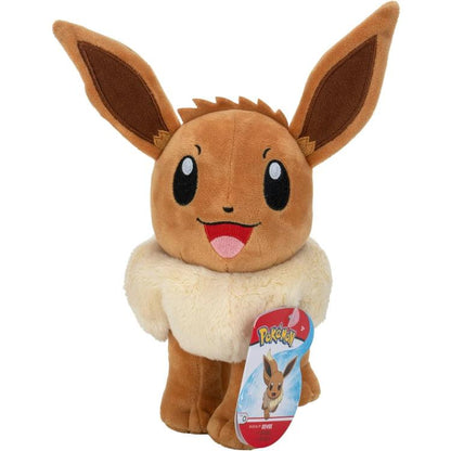 Pokémon - Plüschtier (Evoli) 20 cm Stofftier Plüsch mit Details Kinderspielzeug