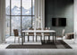 Everyday Evolution Extendable Console with Anthracite Frame in Various Sizes