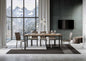 Everyday Evolution Extendable Console with Anthracite Frame in Various Sizes