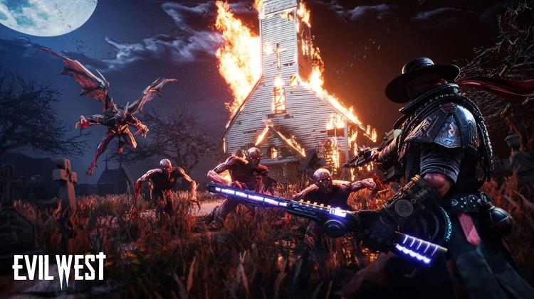 Evil West PS4 Spiel Italienisch Playstation 4 Videospiel Neu Versiegelt PAL Ita