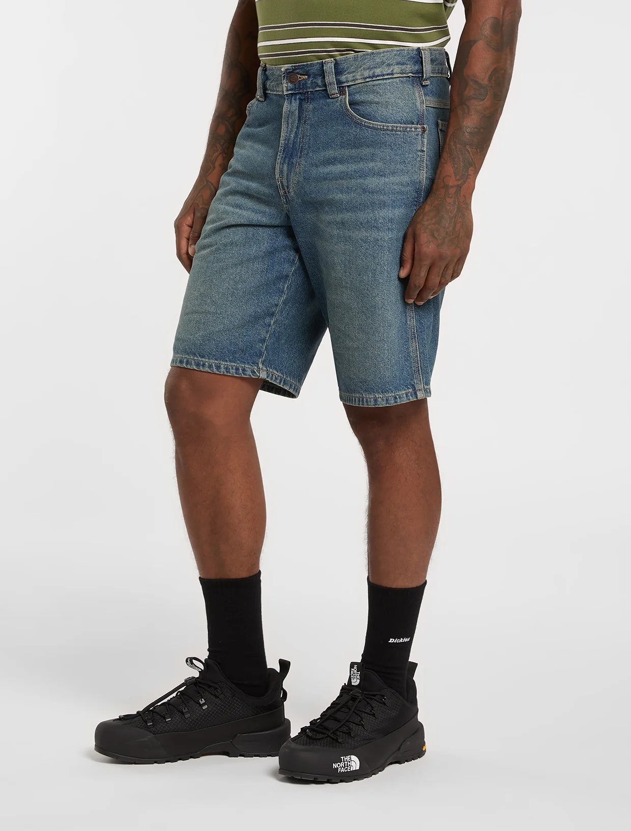 Dickies Shorts Denim Uomo Carpenter 993 11-Inch DK0A88FCL231 Blu