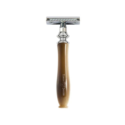 Edwin Jagger Rasoio Di Sicurezza Chatsworth Horn Pettine Chiuso