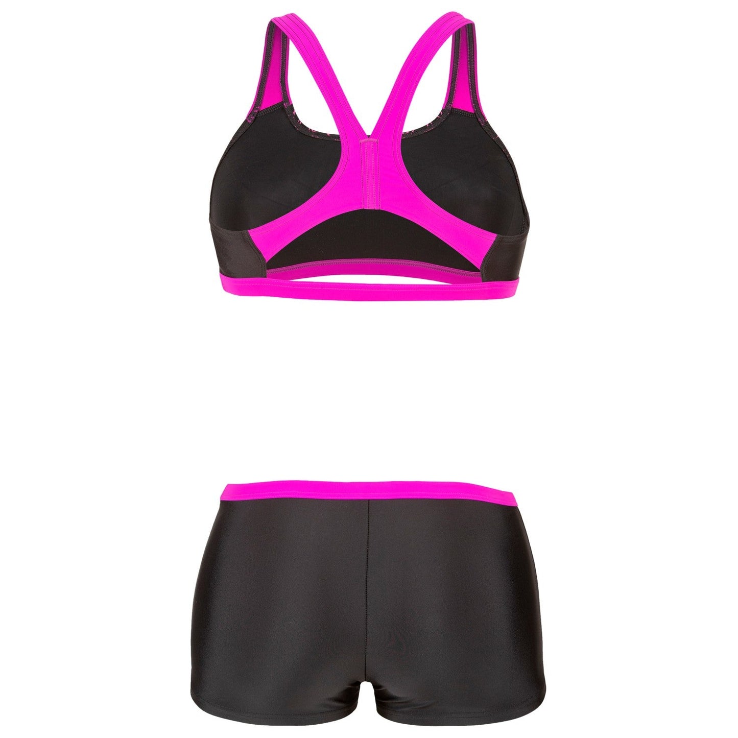 Arena Costume 2 Pezzi Donna Proposal 010804-590 Nero Fucsia MaxFit Eco