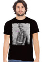 Einstein Tattooed Muscle T-Shirt - Men's Slub Cotton