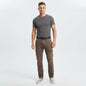Bomboogie PMREYTGBT6 Pantalone Cargo Uomo Regular Fit Cotone Marrone