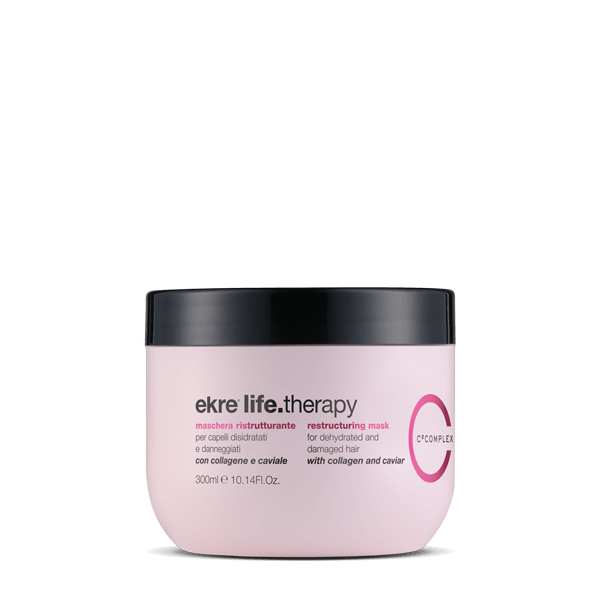 Ekre Life Therapy Maschera Ristrutturante Per Capelli Danneggiati 300 ml