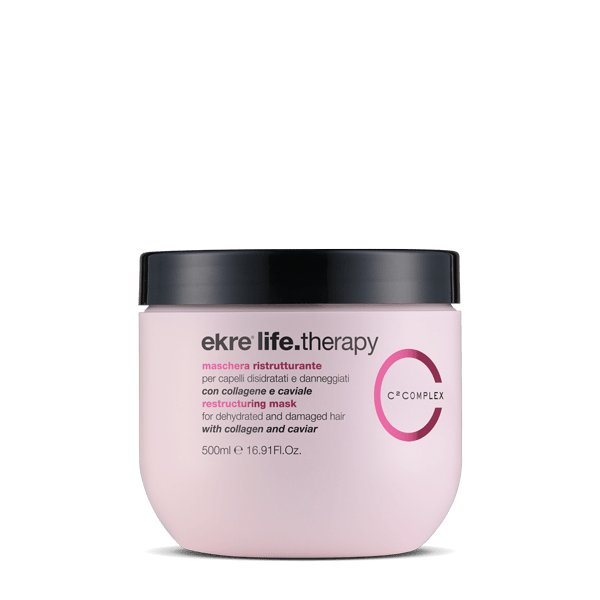 Ekre Life Therapy Maschera Ristrutturante Per Capelli Danneggiati 500 ml