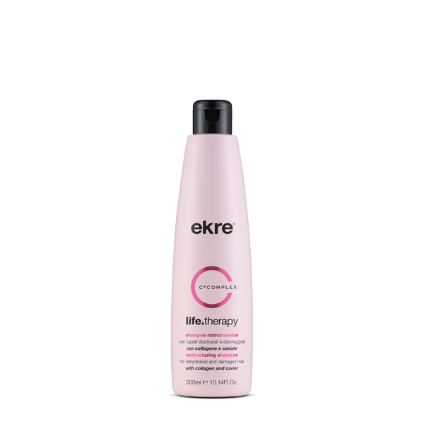 Ekre Life Therapy Restrukturierendes Shampoo für geschädigtes Haar 300 ml