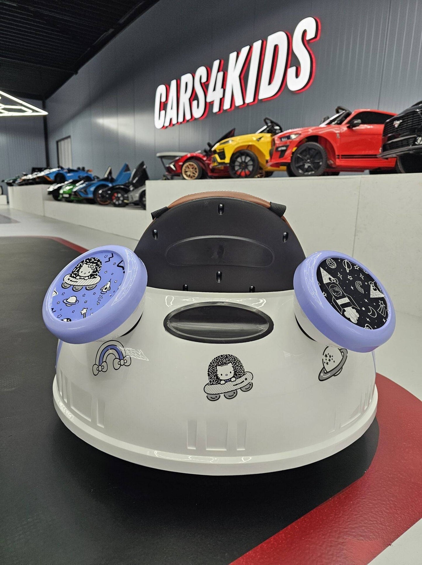 Elektro-Kinder-Autoscooter Hello Kitty 6 V – Weiß