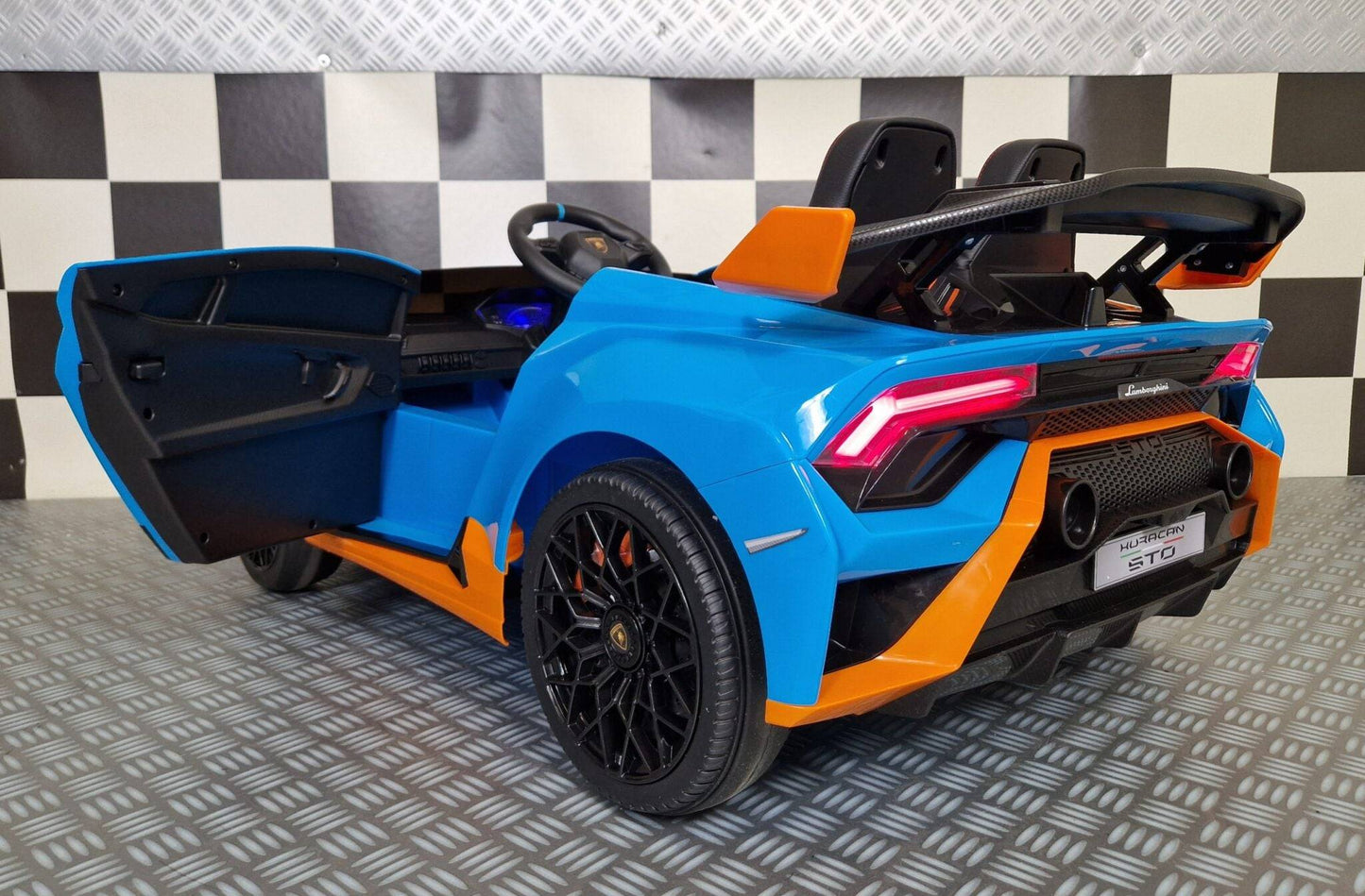 Kinder Elektroauto Lamborghini Huracan STO 12 V – Blau
