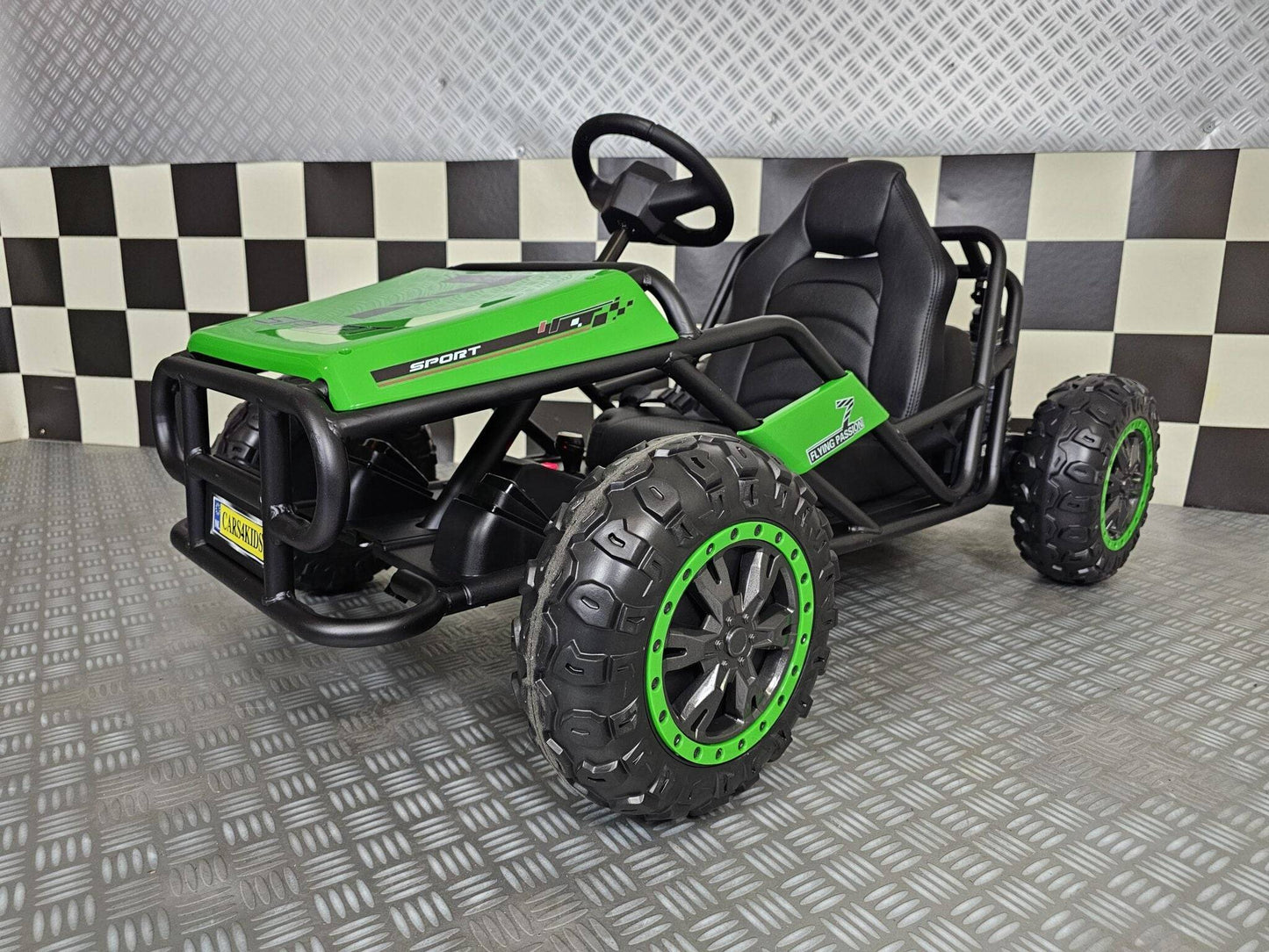 Passeggino Elettrico per Bambini Spark 24 V – Verde