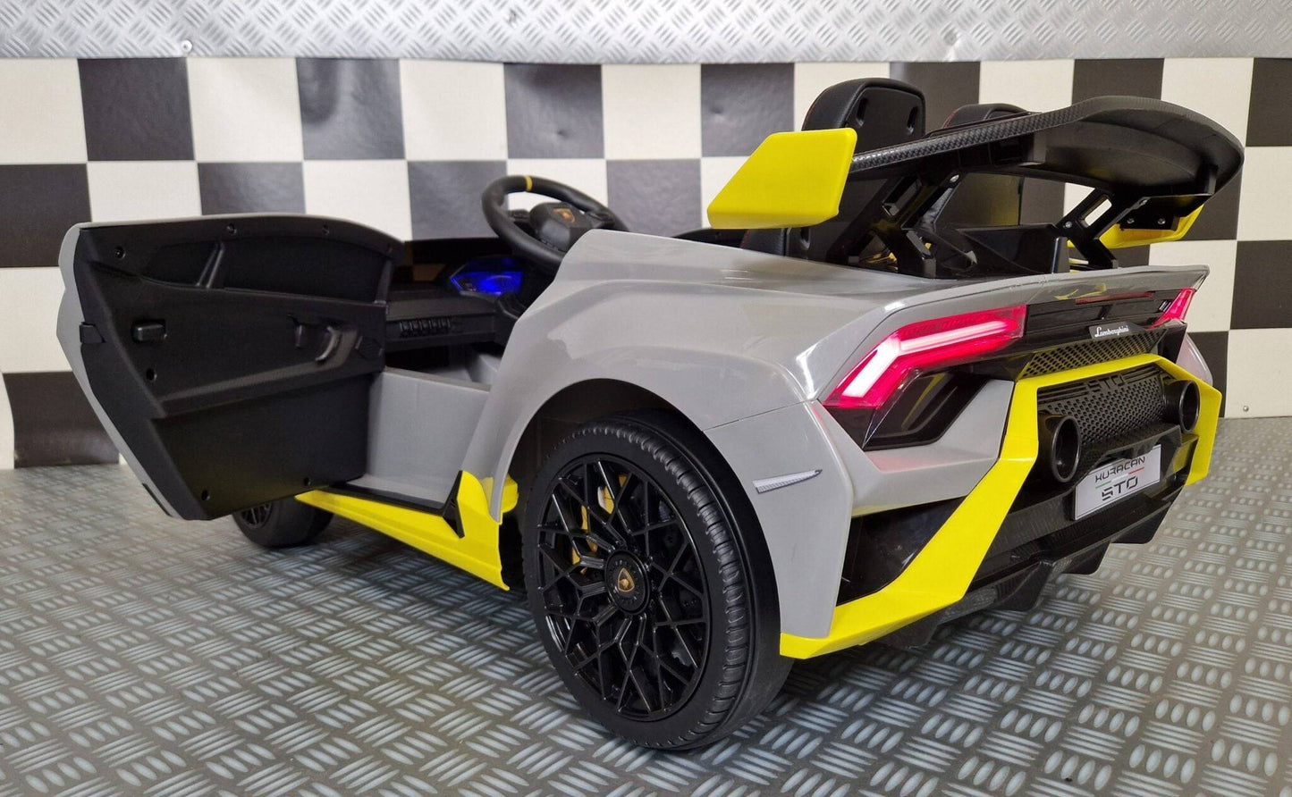 Kinder Elektroauto Lamborghini Huracan STO 12 V – Grau