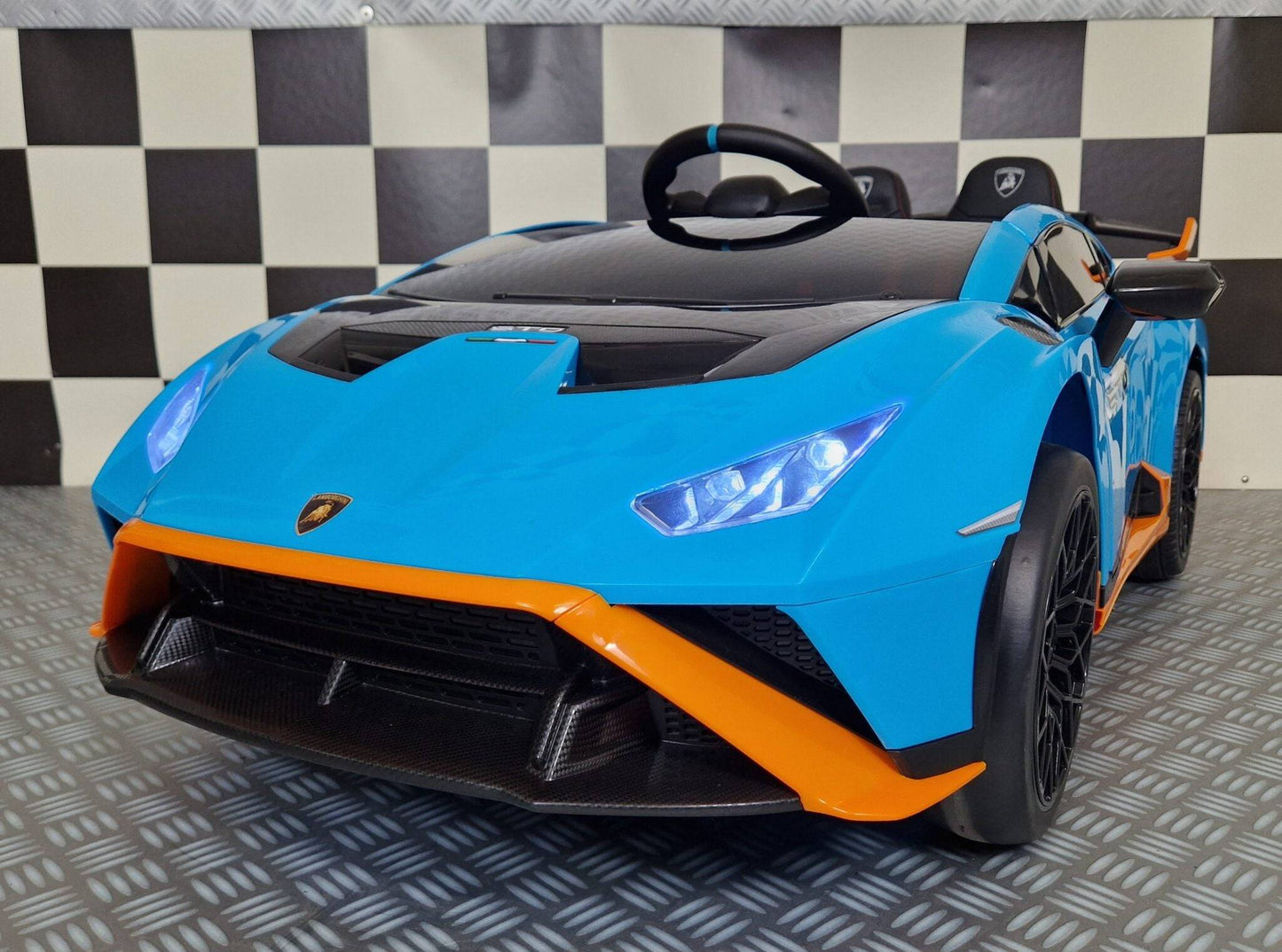 Kinder Elektroauto Lamborghini Huracan STO 12 V – Blau