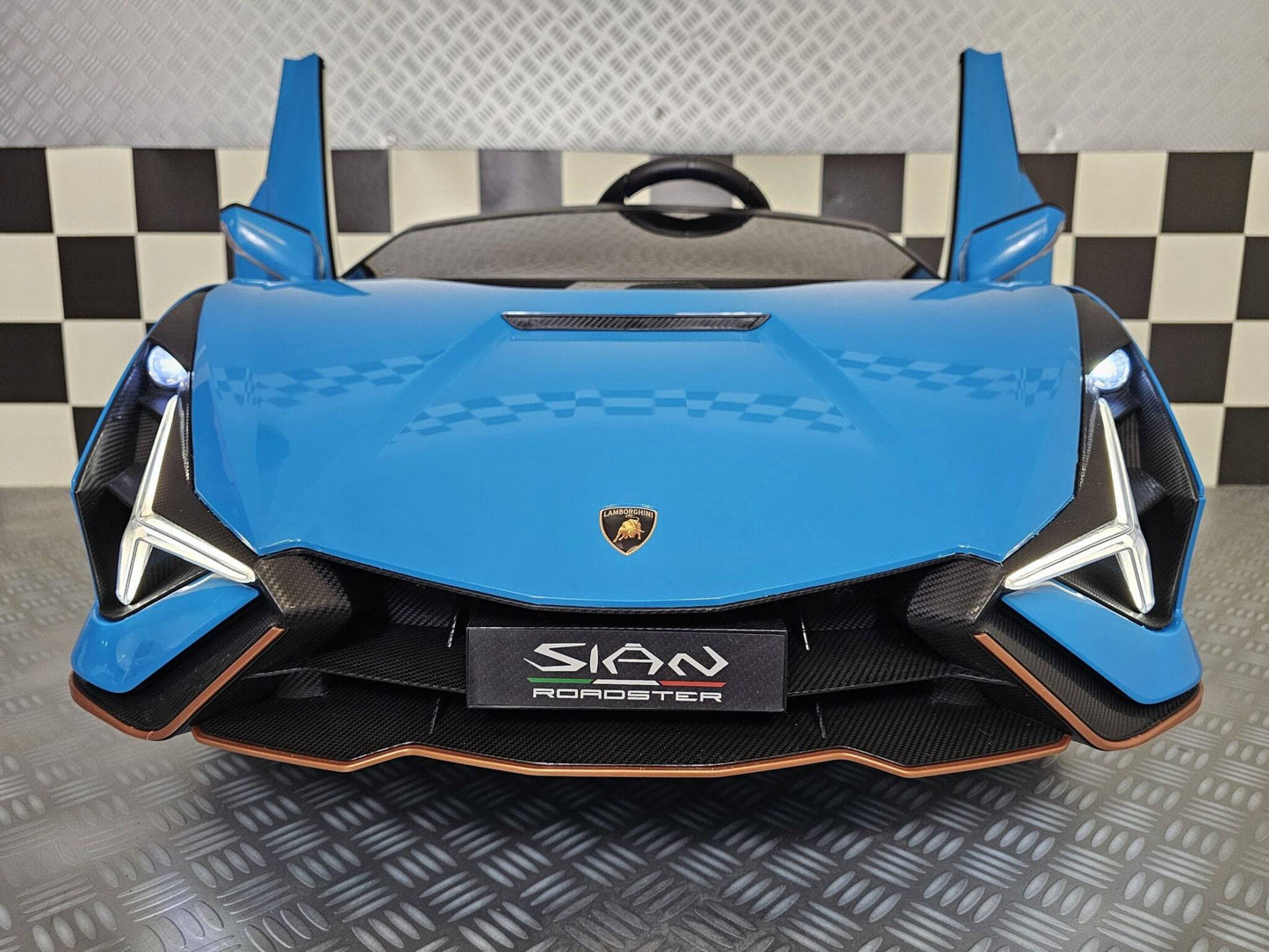 Kinder-Elektroauto Lamborghini Sian 24 V – 2 Sitzer – Blau