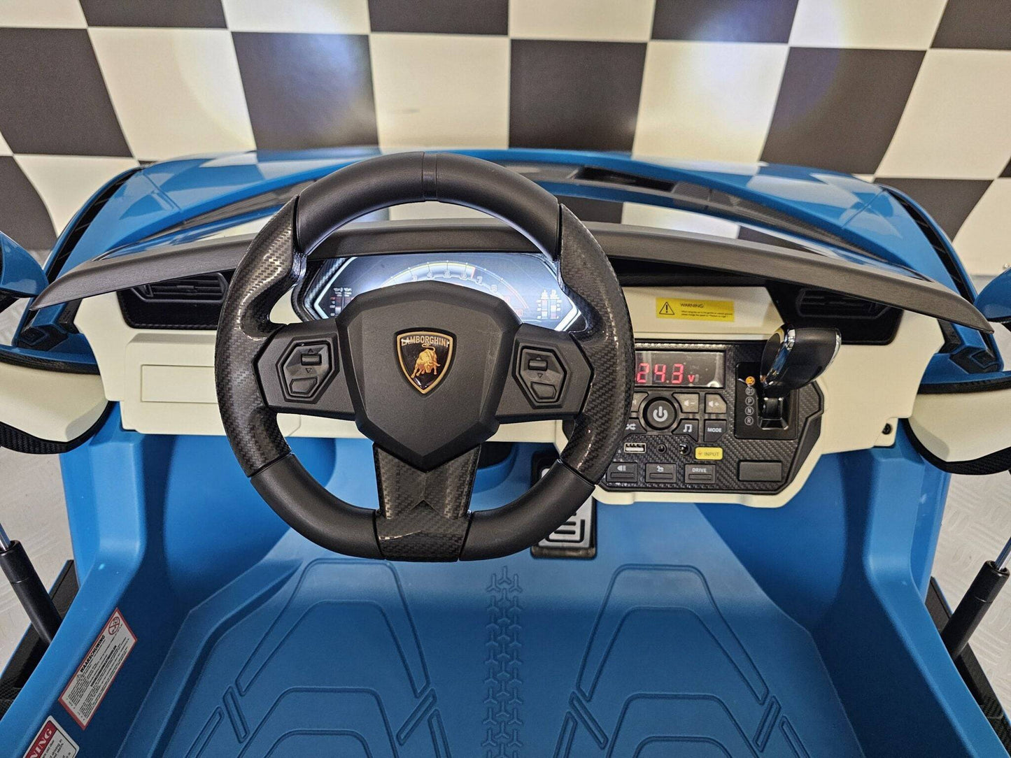 Kinder-Elektroauto Lamborghini Sian 24 V – 2 Sitzer – Blau