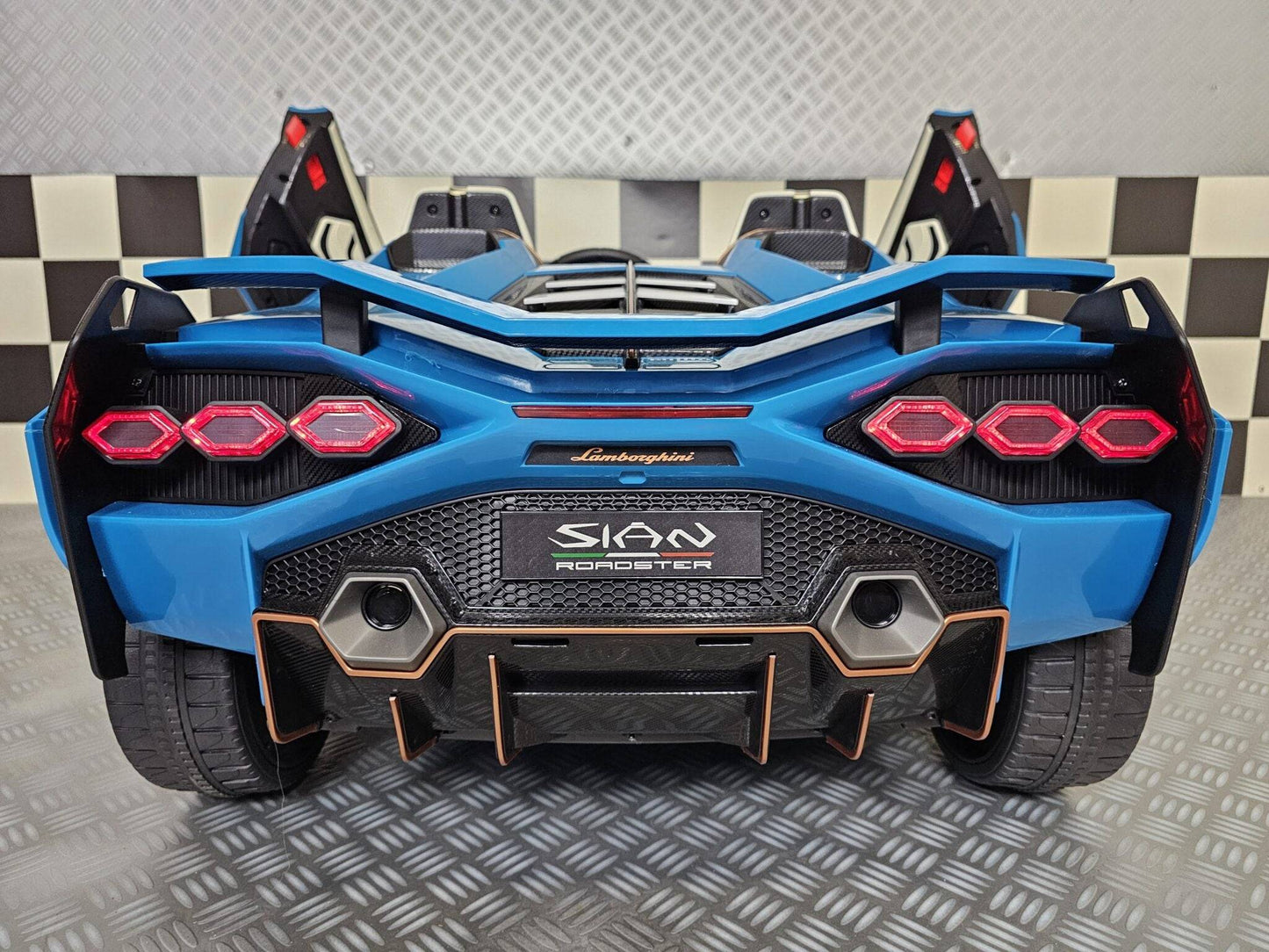 Kinder-Elektroauto Lamborghini Sian 24 V – 2 Sitzer – Blau
