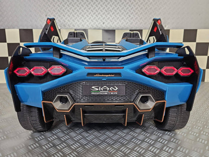 Kinder-Elektroauto Lamborghini Sian 24 V – 2 Sitzer – Blau