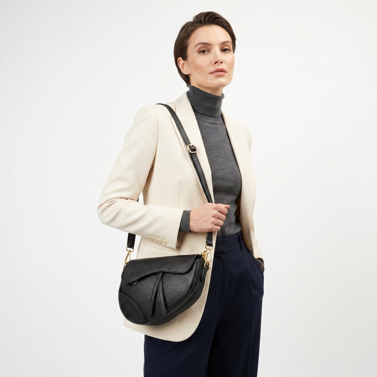 Stile Donna Bags - Eliza Borsa a Tracolla in Vera Pelle