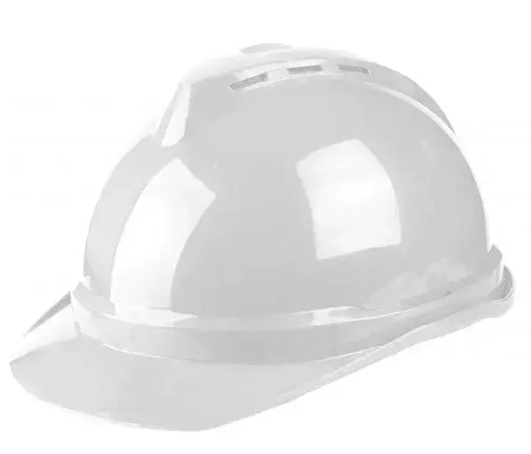 Professioneller weißer Ingco-Schutzhelm aus PE