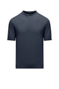 Bomboogie Men's Short Sleeve Fine Knit Sweater MM7015TKTP2 205 Blue