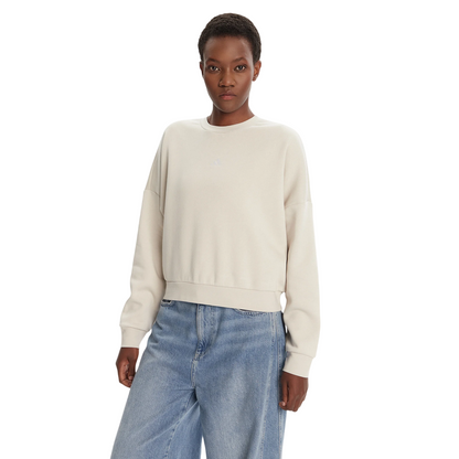 Adidas Felpa Essentials Small Logo Feelcozy JI6069 Beige