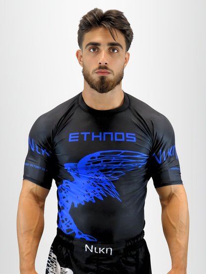 Ethnos Rash Guard Uomo Νικη (Nike) Nero-Blu