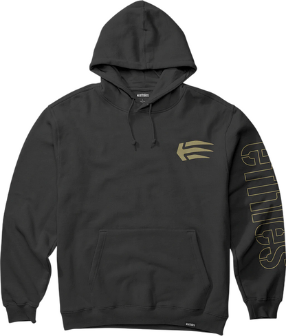 Etnies Joslin Pullover Nero | Felpa Cappuccio Uomo Skate Streetwear