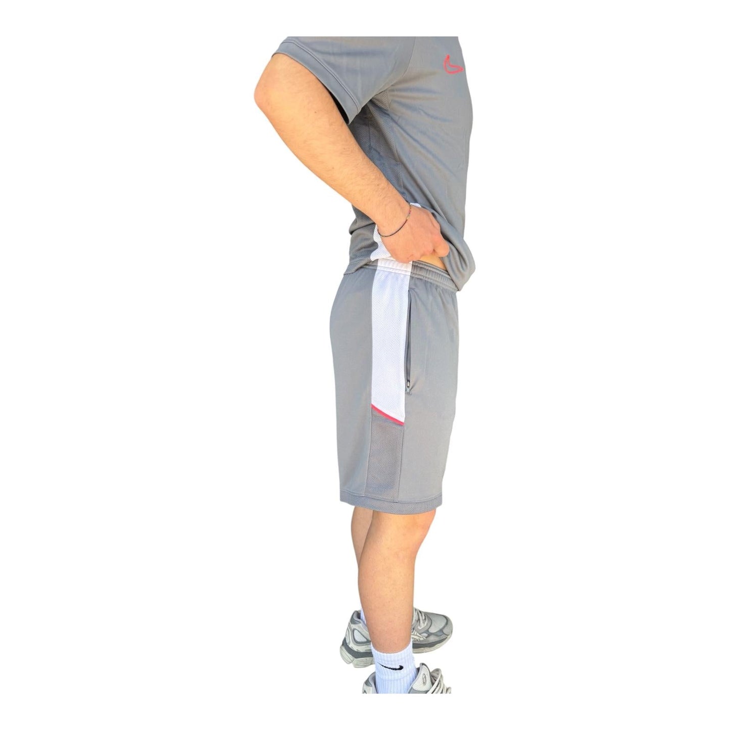 Nike Pantaloncino Academy Uomo Grigio - IF1448-013