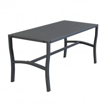 Tavolino in acciaio verniciato a polvere, dimensioni 92x45x45 cm