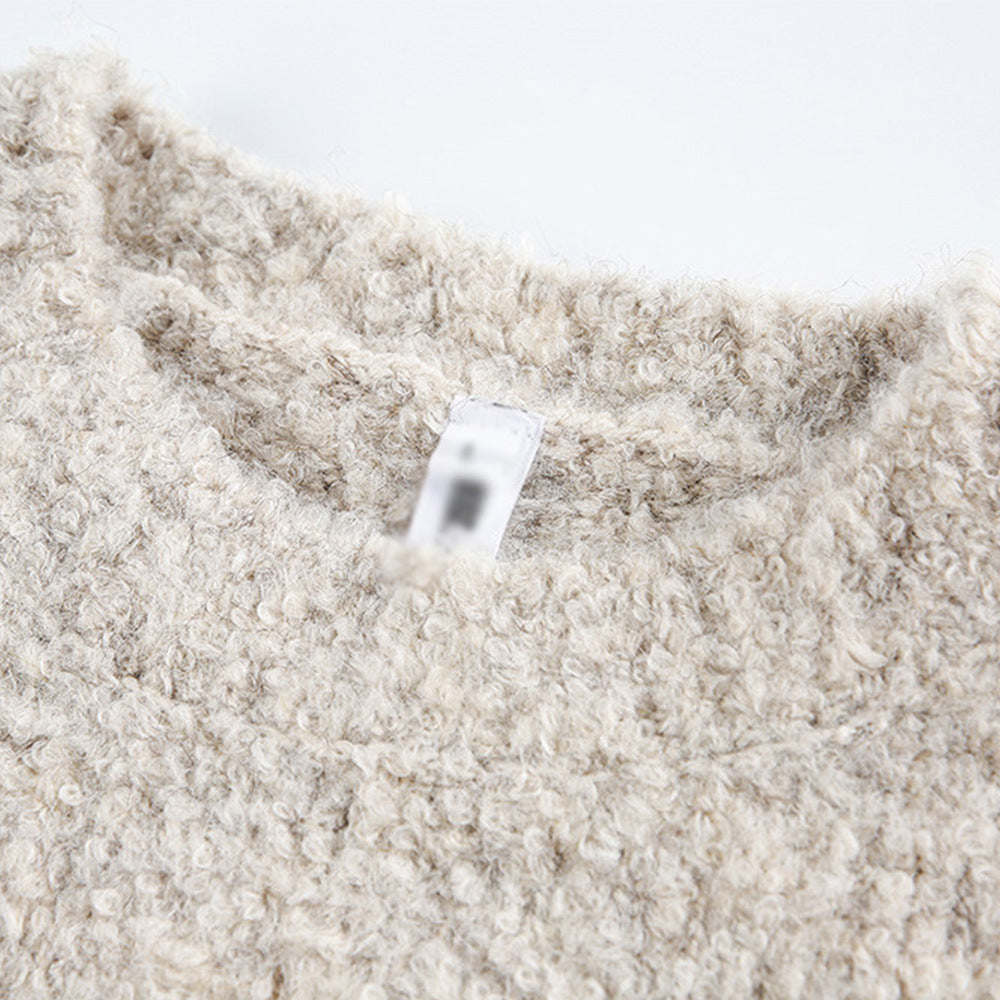 Maglione a tinta unica per uomo