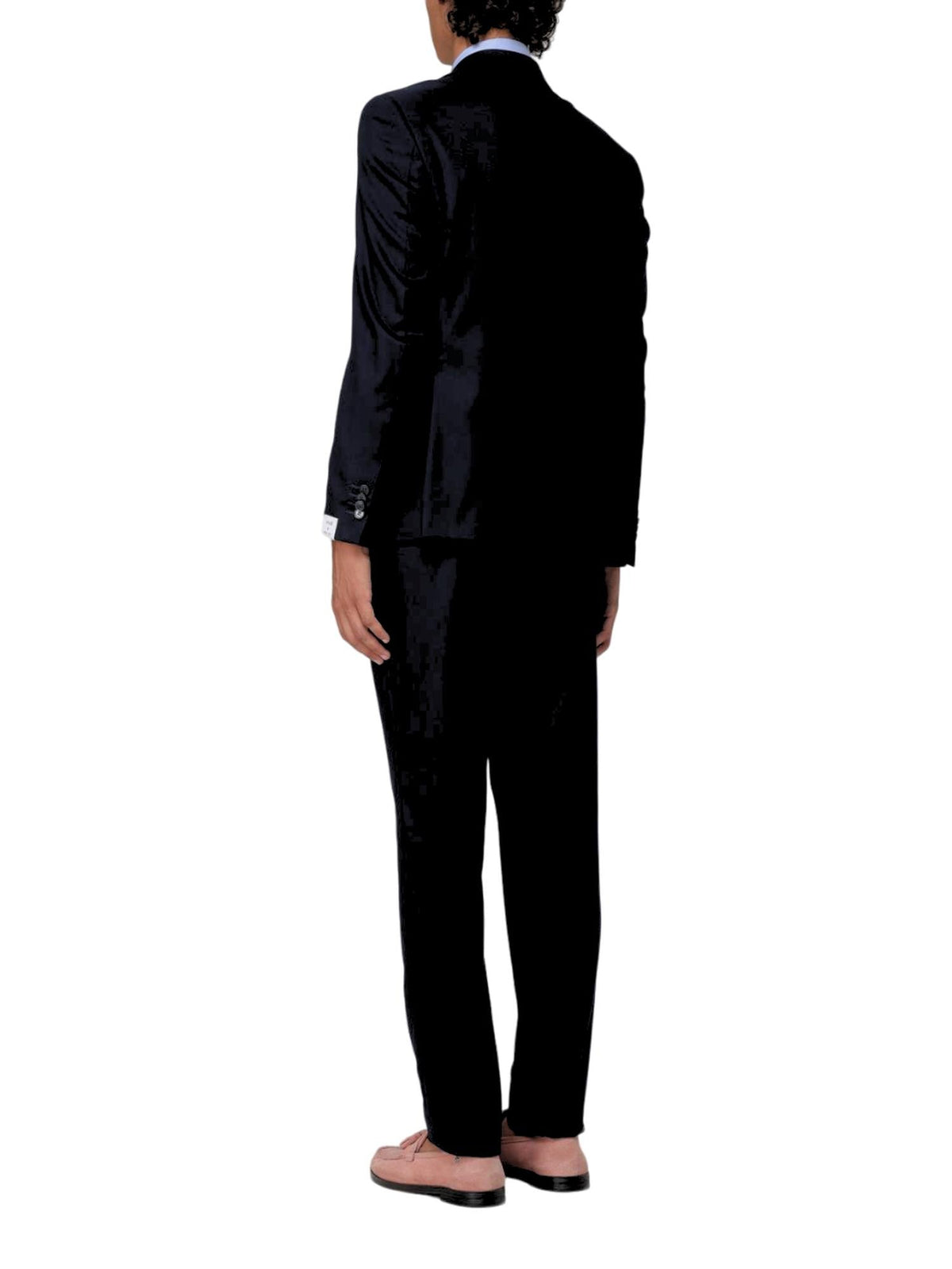 Manuel Ritz men's drop 8 black fresco wool suit