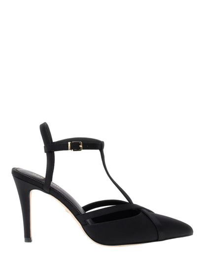 Marciano Guess black satin pointed toe pump