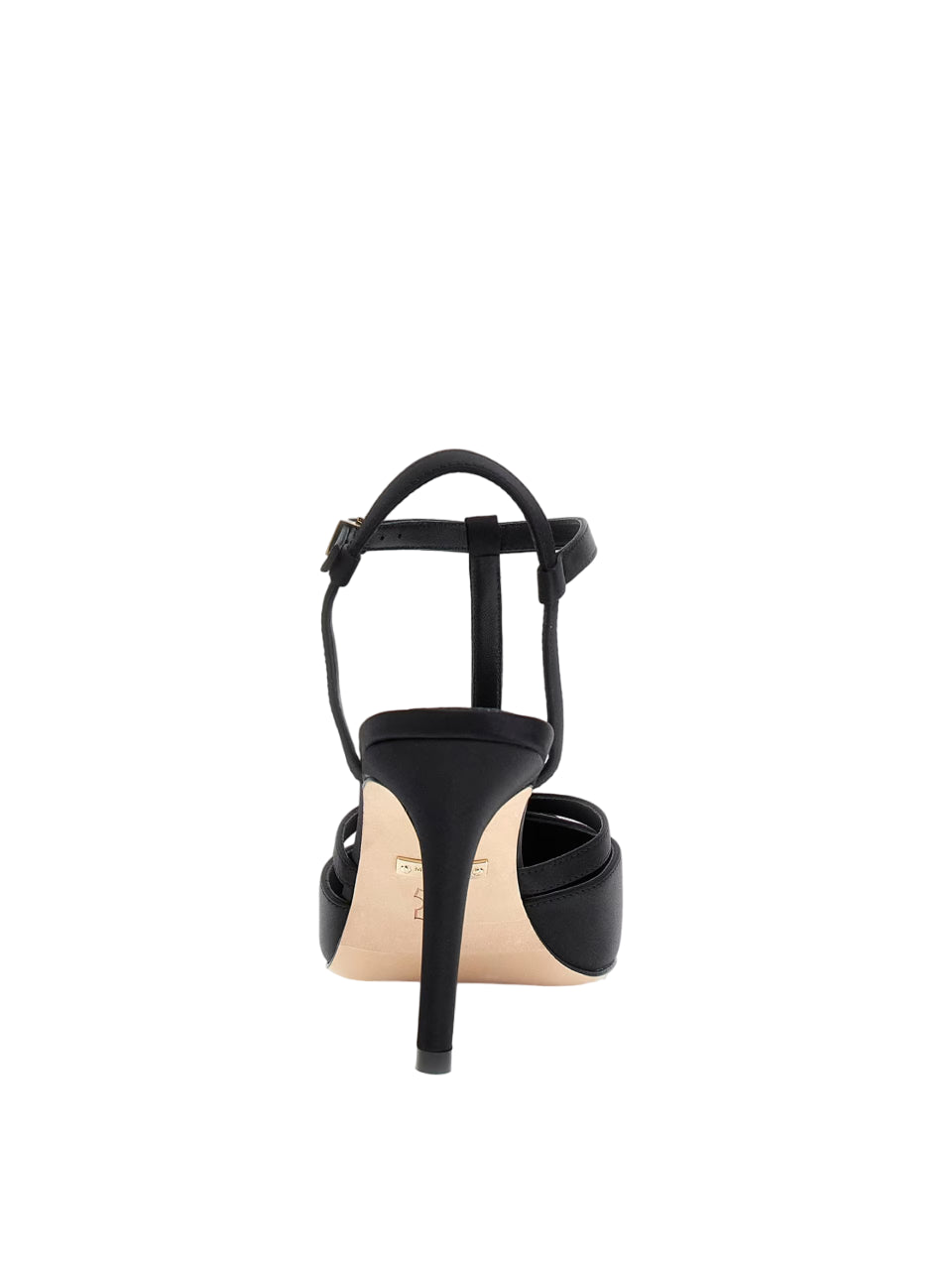 Marciano Guess black satin pointed toe pump