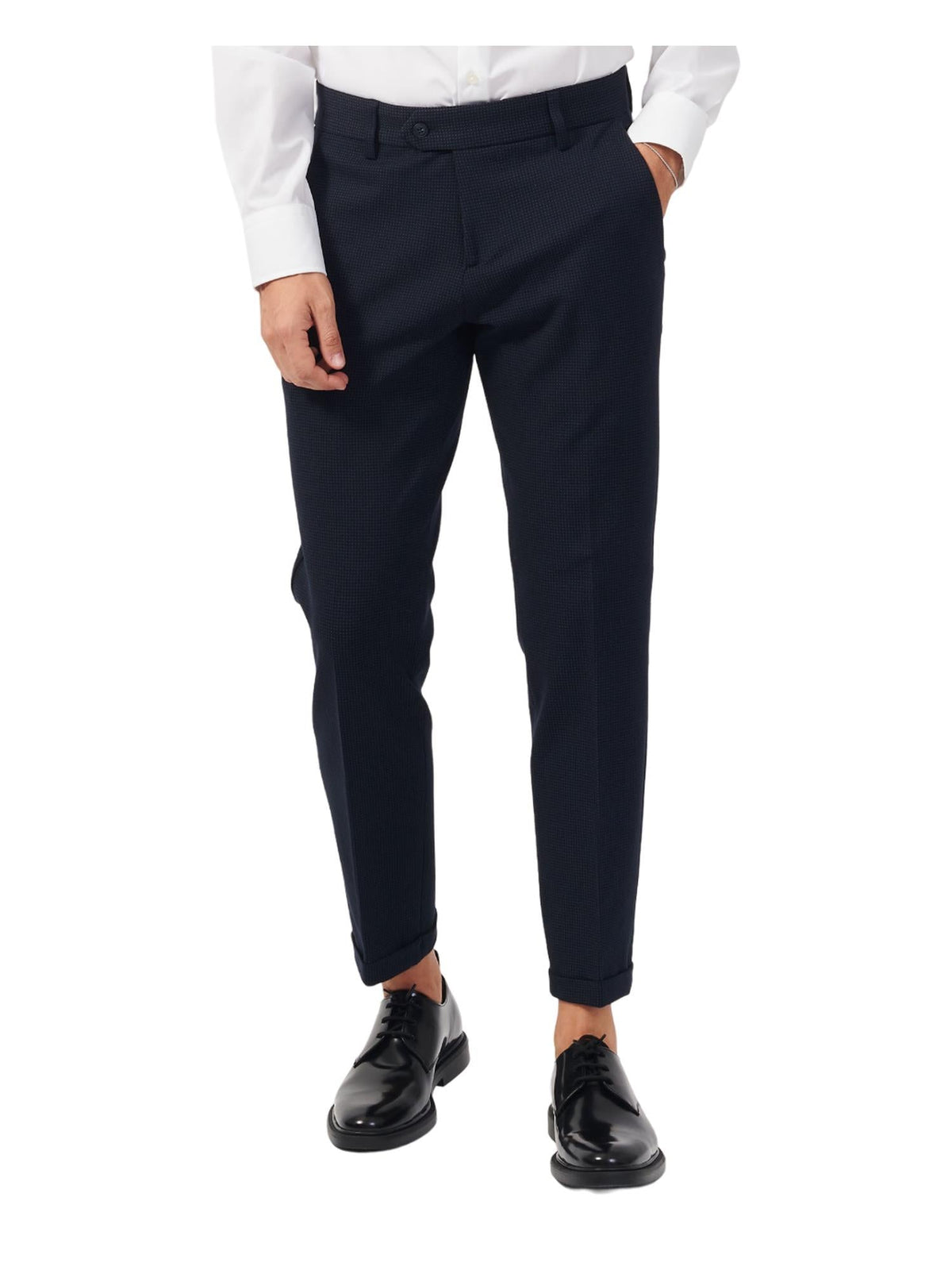 Mulish completo giacca monopetto e pantaloni con motivo puntinato nero