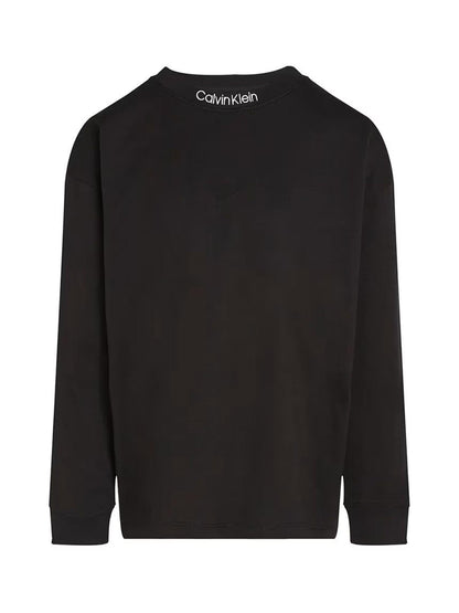 Calvin Klein Jeans Men's Relaxed Fit Long Sleeve T-Shirt Black