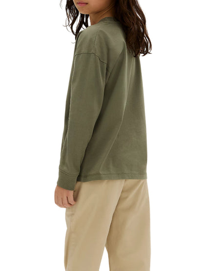 Calvin Klein Jeans relaxed fit long-sleeved t-shirt in green