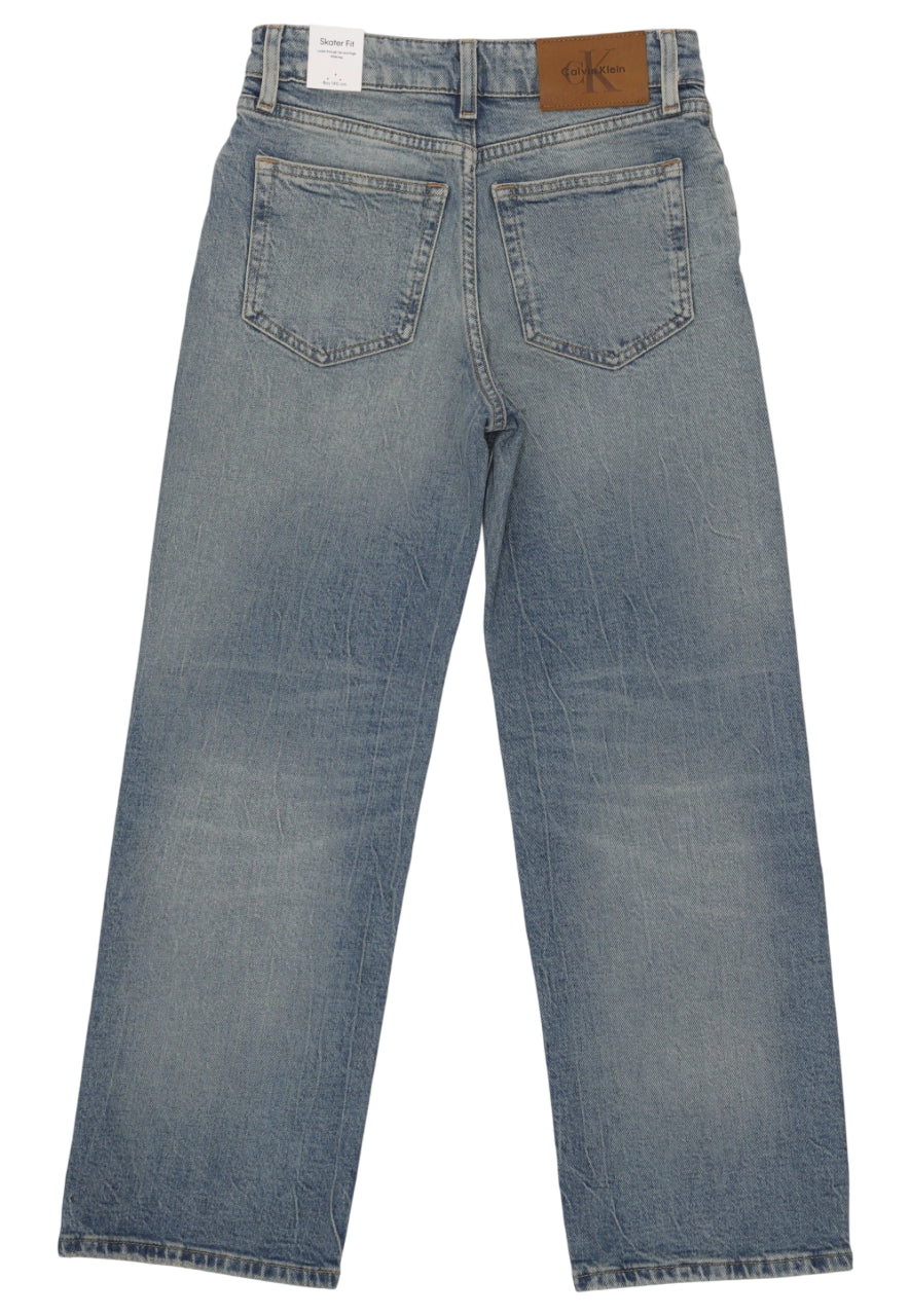 Calvin Klein jeans wide leg Skater blue wash