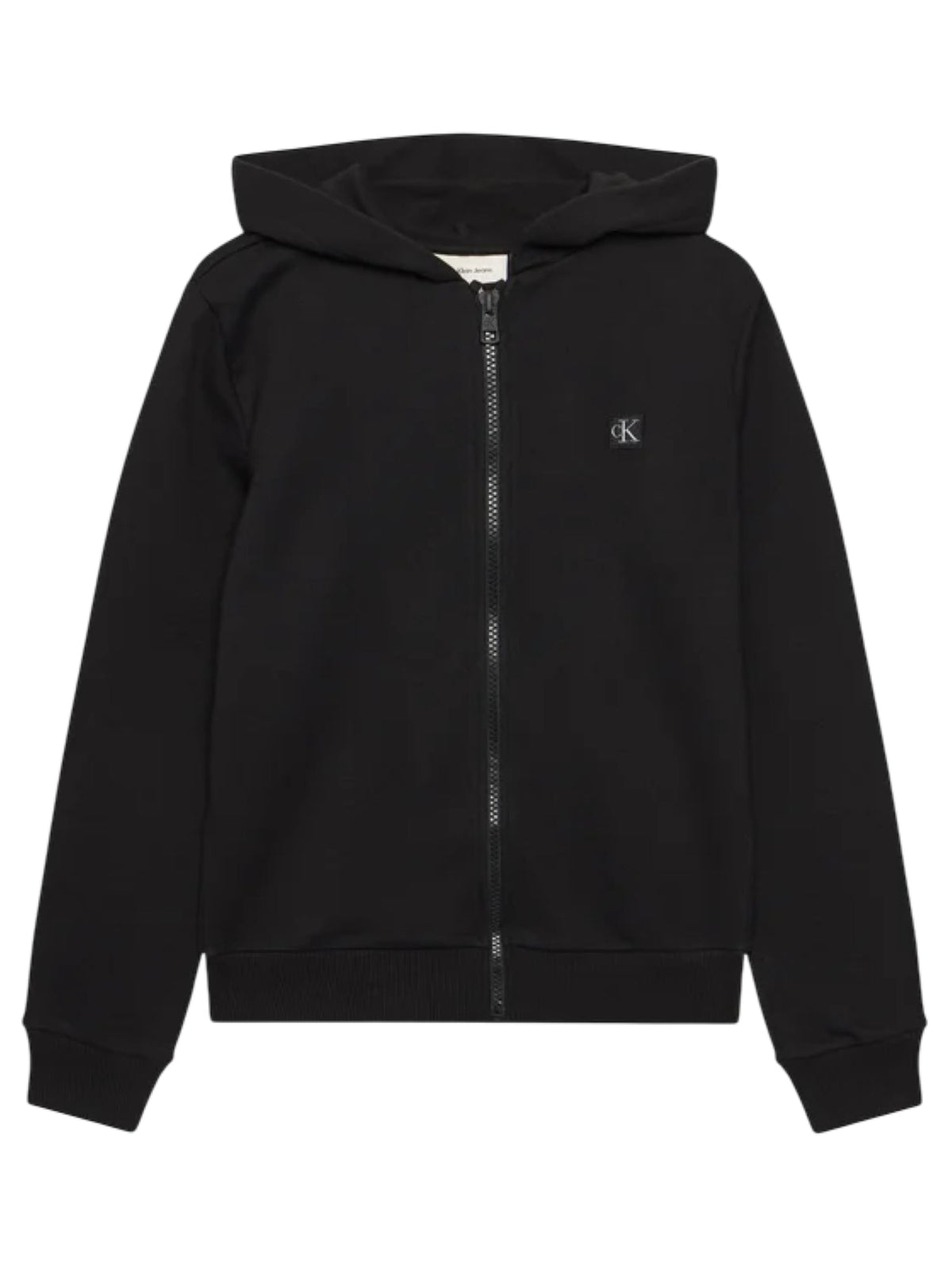 Calvin Klein Jeans unisex zip-up hoodie black