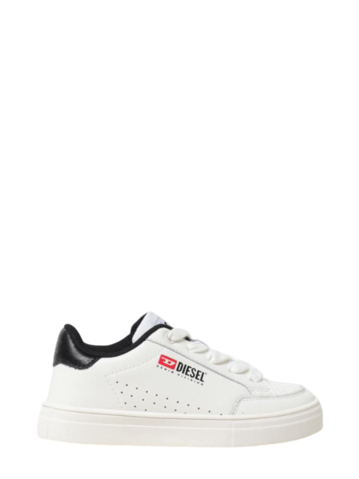 Diesel sneakers in pelle con logo iconico bianco