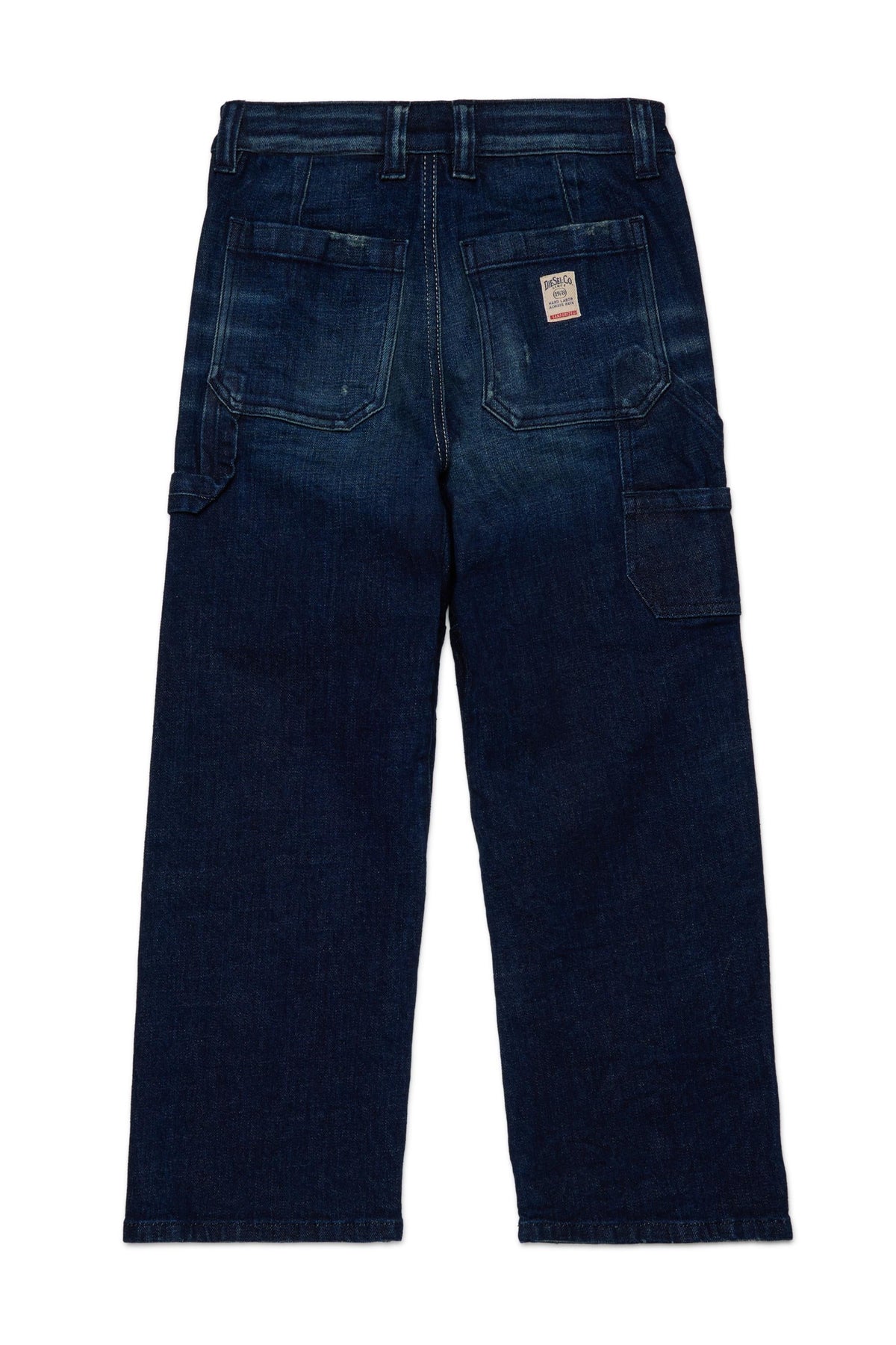 Diesel jeans bambino gamba larga lavaggio blu