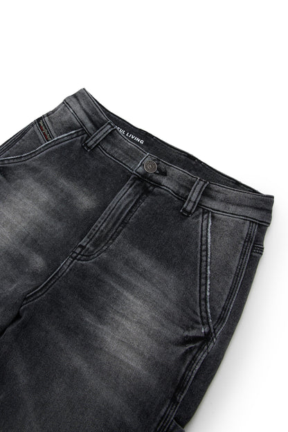 Diesel jeans bambina gamba larga lavaggio grigio