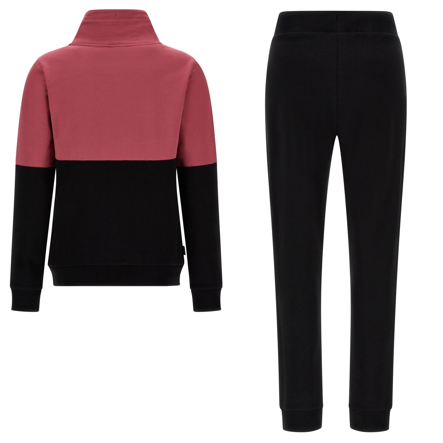 Freddy Tuta Sportiva Donna Zip Collo Alto Inserto Fantasia F3WTRK3 F93N Malaga Nero